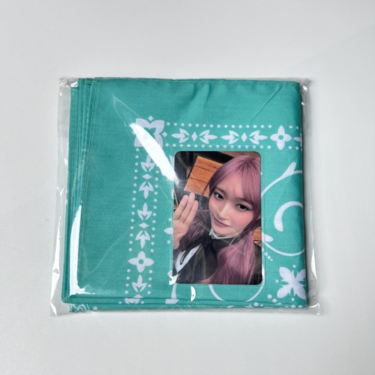 IVE Li Rui FC silk scarf decorative headscarf foldable 60X60cm