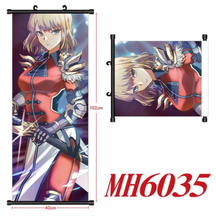Solo Leveling:Arise Anime black Plastic rod Cloth painting Wall Scroll 40X102CM