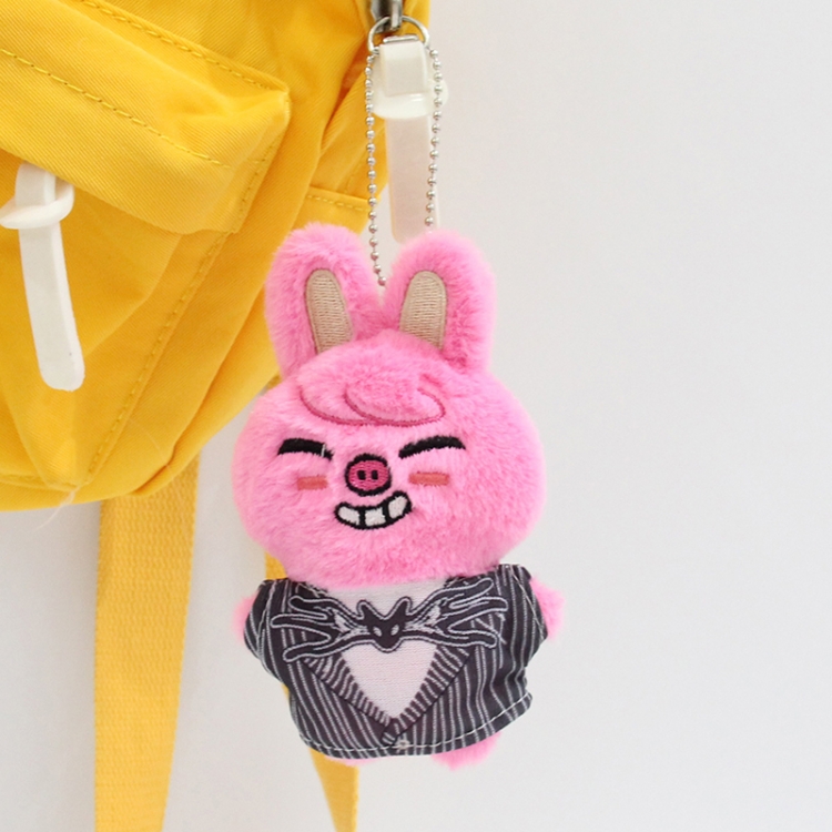 New homeless children Little rabbit fur+PP cotton plush toy pendant 12x8x5cm price for 5 pcs
