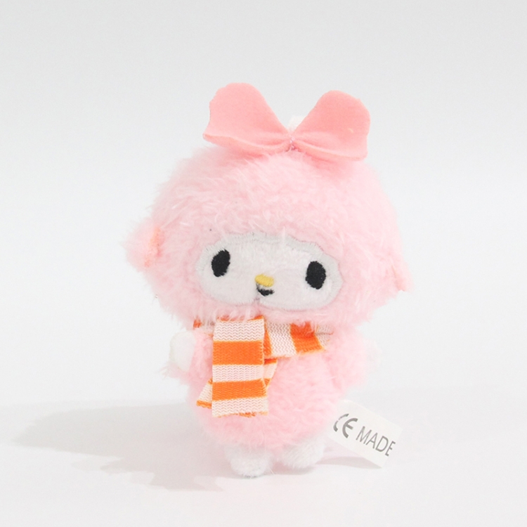 Lamb Woolen material+PP cotton plush toy pendant 9x7x4cm price for 5 pcs