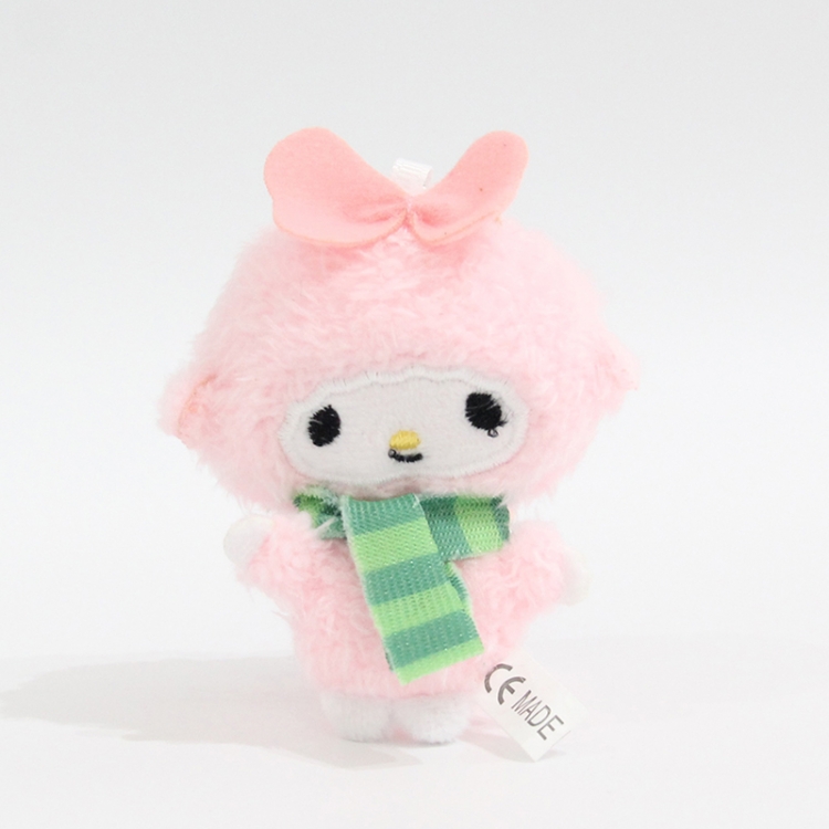 Lamb Woolen material+PP cotton plush toy pendant 9x7x4cm price for 5 pcs