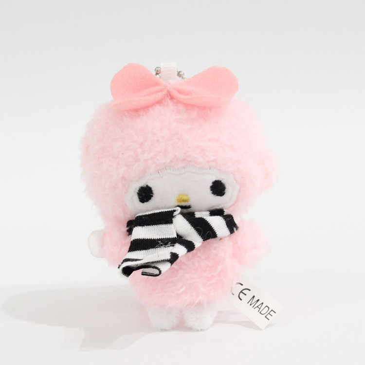 Lamb Woolen material+PP cotton plush toy pendant 9x7x4cm price for 5 pcs