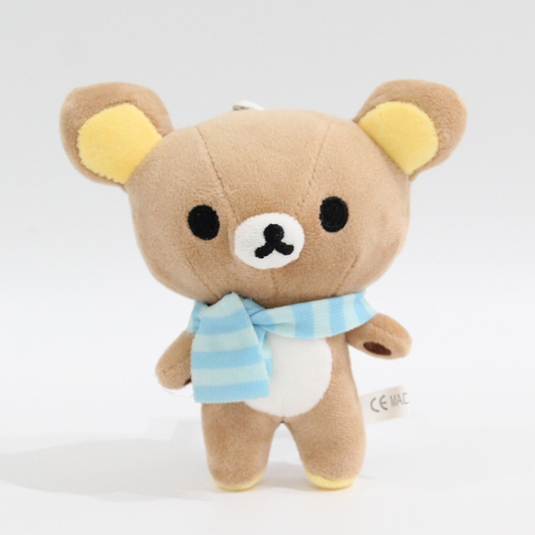 Rilakkuma Crystal Super Soft PP Cotton Plush Toy Pendant 11x9x6cm price for 5 pcs