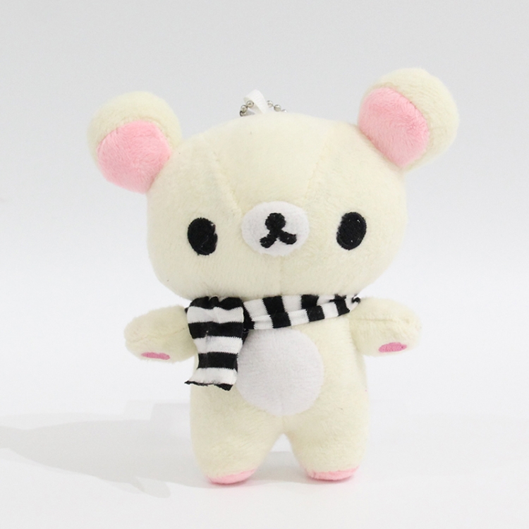 Rilakkuma Crystal Super Soft PP Cotton Plush Toy Pendant 11x9x6cm price for 5 pcs