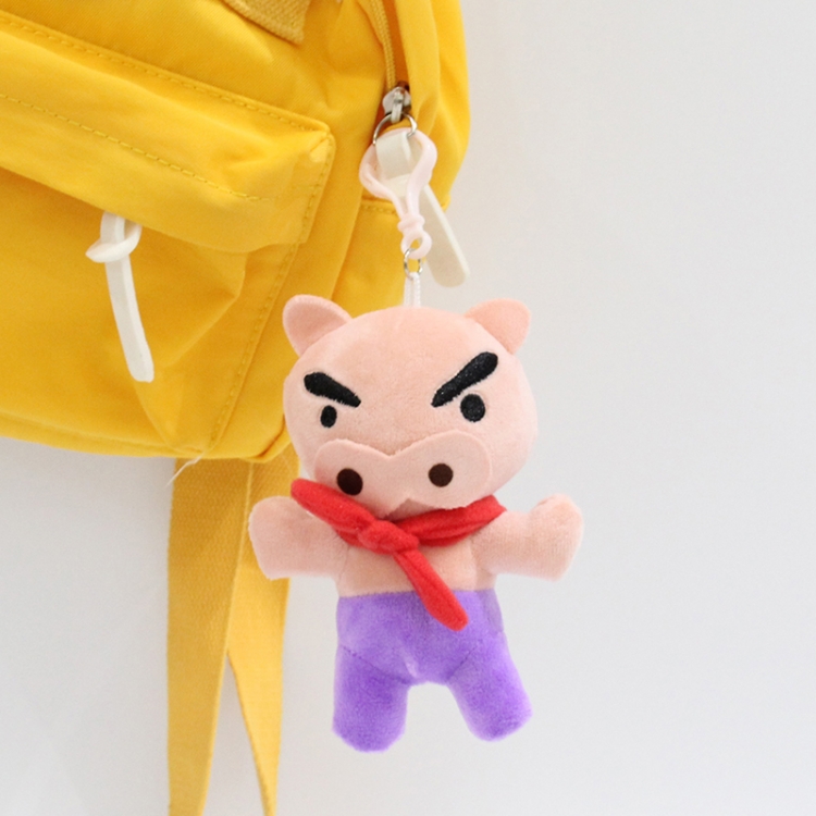 Left Guard Gate Red Scarf Crystal Super Soft+PP Cotton Plush Toy Pendant 13x9x5cm