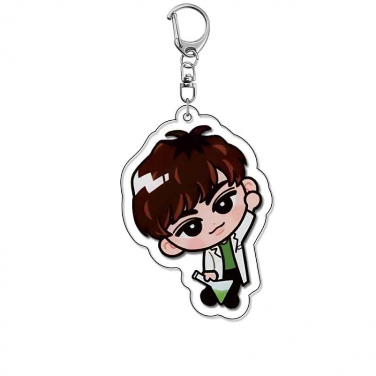 snow man Anime Acrylic Keychain Charm price for 5 pcs