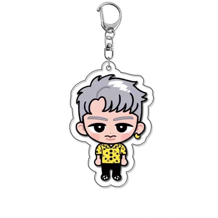 snow man Anime Acrylic Keychain Charm price for 5 pcs