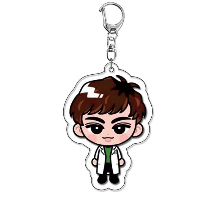 snow man Anime Acrylic Keychain Charm price for 5 pcs