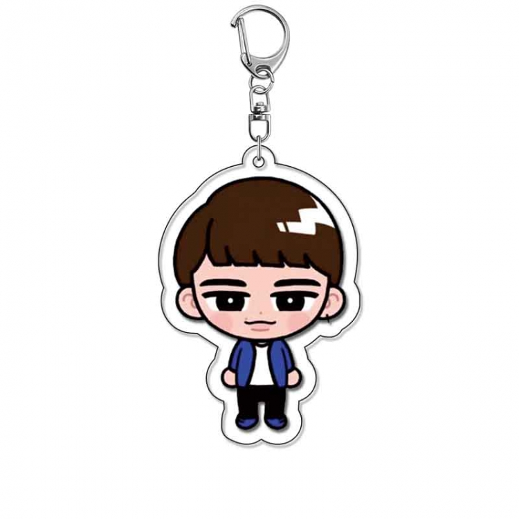 snow man Anime Acrylic Keychain Charm price for 5 pcs