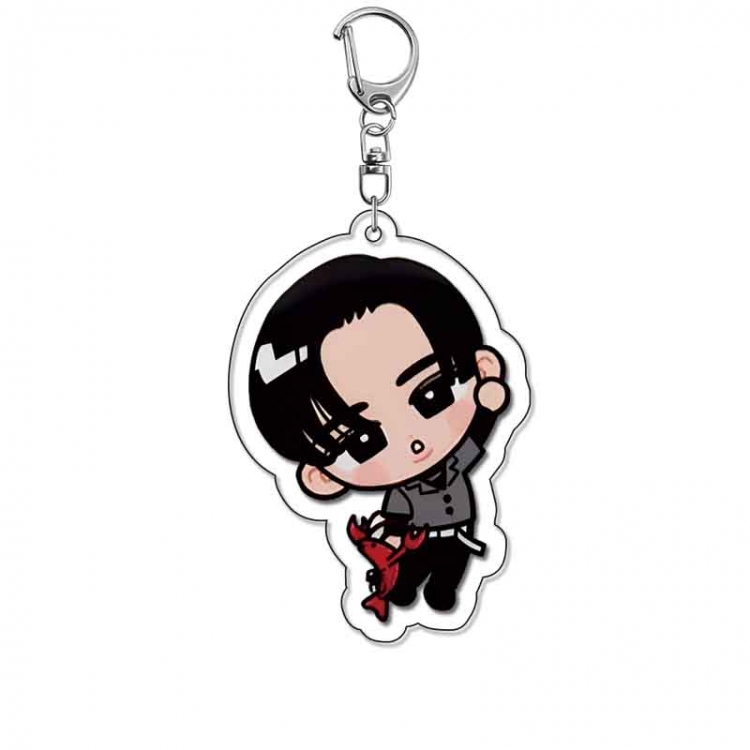 snow man Anime Acrylic Keychain Charm price for 5 pcs