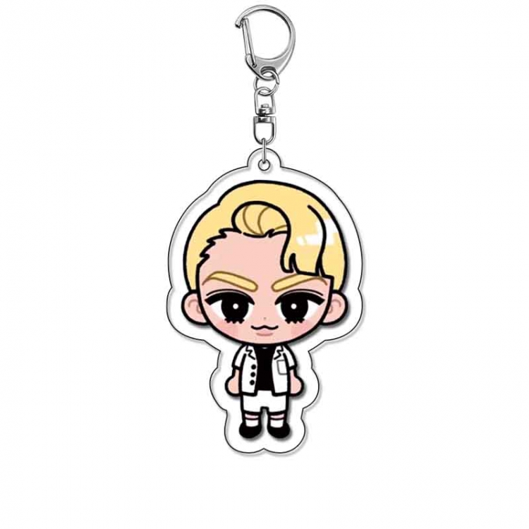 snow man Anime Acrylic Keychain Charm price for 5 pcs