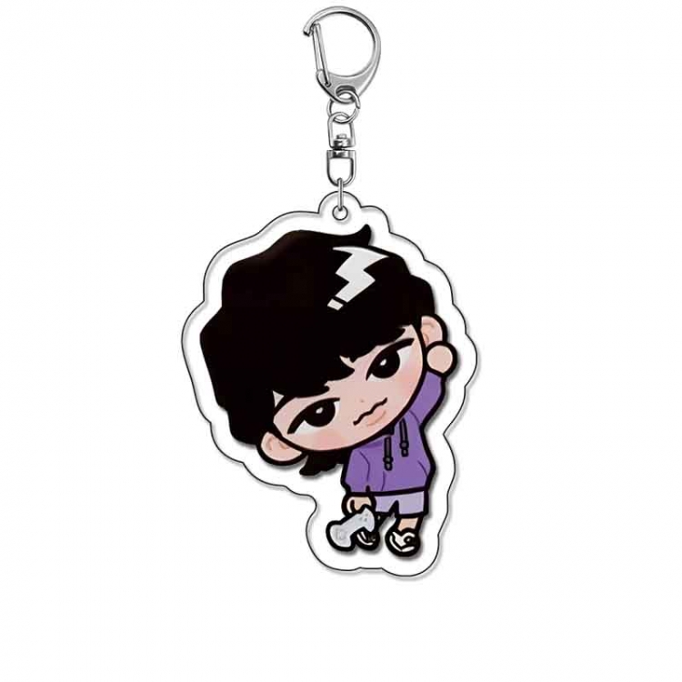 snow man Anime Acrylic Keychain Charm price for 5 pcs