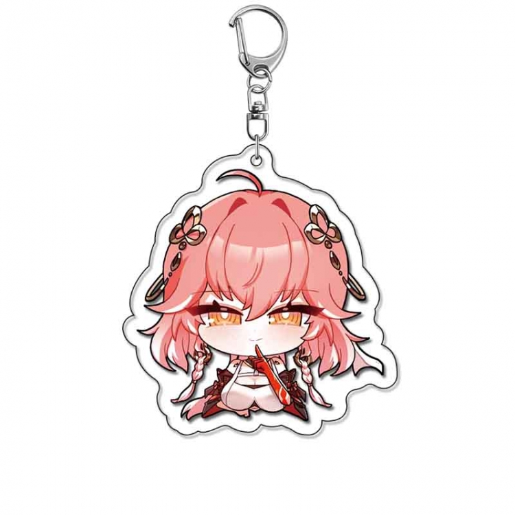 Mingchao Anime Acrylic Keychain Charm price for 5 pcs