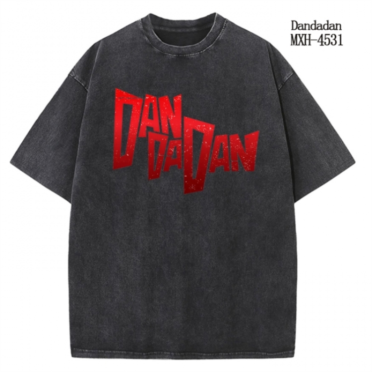 Dandadan Anime peripheral pure cotton washed and worn T-shirt from S to 2XL