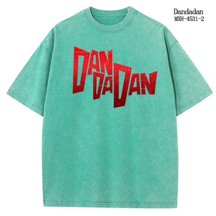Dandadan Anime peripheral pure cotton washed and worn T-shirt from S to 2XL