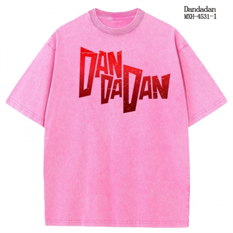 Dandadan Anime peripheral pure cotton washed and worn T-shirt from S to 2XL