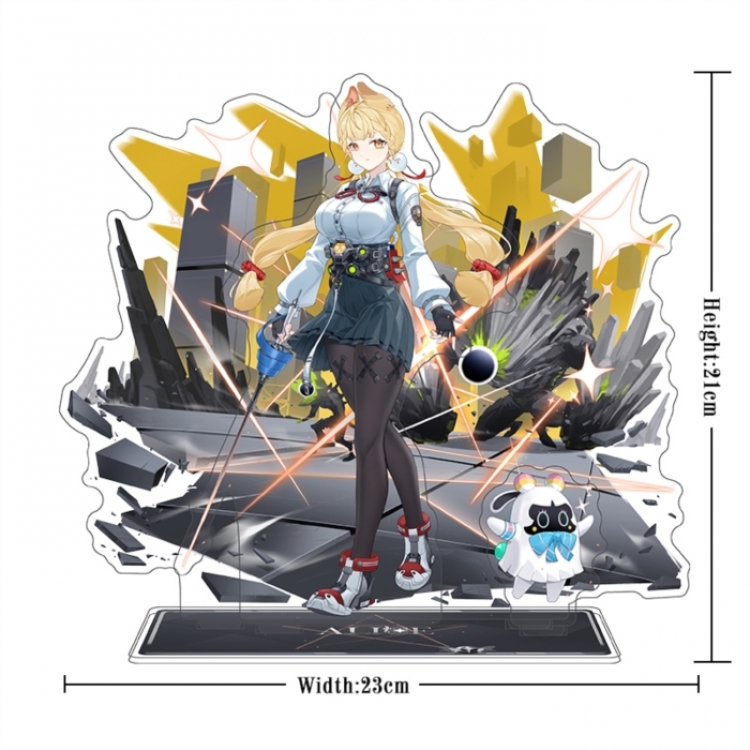 Zenless Zone Zero Acrylic interlayer technology double-sided Standing Plates stand figure 21CM