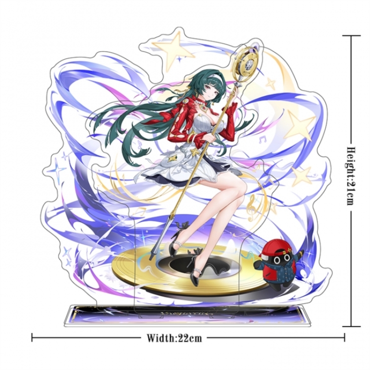 Zenless Zone Zero Acrylic interlayer technology double-sided Standing Plates stand figure 21CM