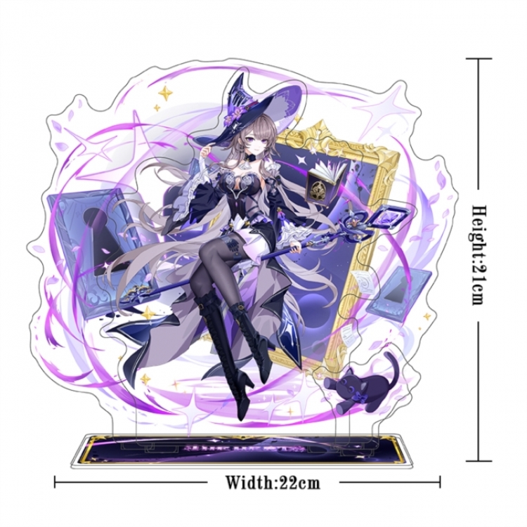 Honkai: Star Rail Acrylic interlayer technology double-sided Standing Plates stand figure 21CM