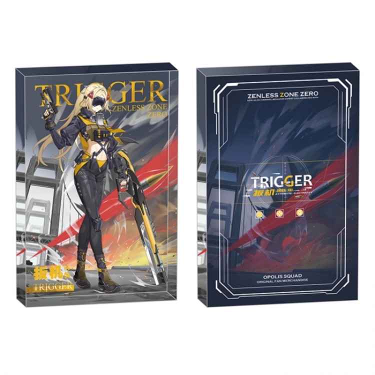 Zenless Zone Zero Anime game acrylic card brick desktop decoration 8X12X1.2cm