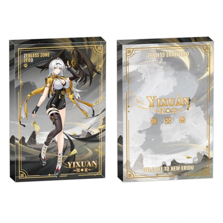 Zenless Zone Zero Anime game acrylic card brick desktop decoration 8X12X1.2cm
