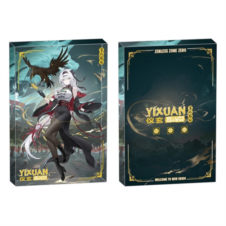 Zenless Zone Zero Anime game acrylic card brick desktop decoration 8X12X1.2cm