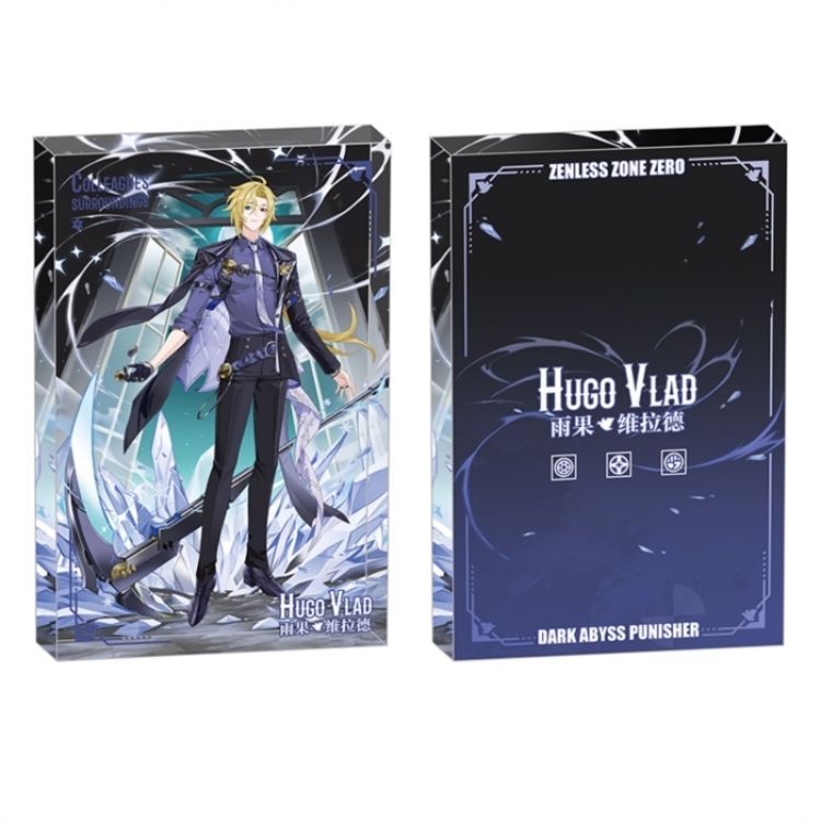 Zenless Zone Zero Anime game acrylic card brick desktop decoration 8X12X1.2cm