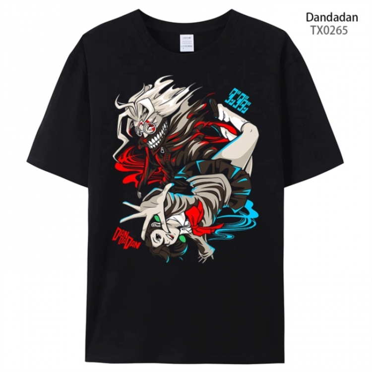 Dandadan Anime peripheral printed pure cotton T-shirt from S to 4XL