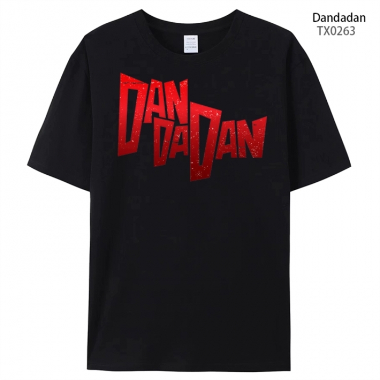 Dandadan Anime peripheral printed pure cotton T-shirt from S to 4XL