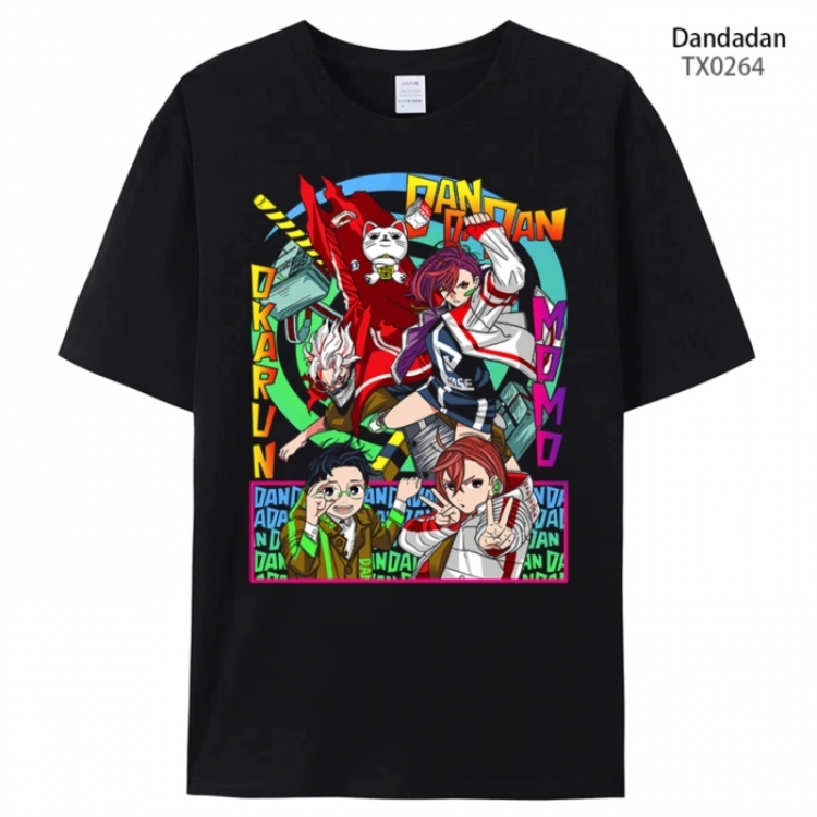 Dandadan Anime peripheral printed pure cotton T-shirt from S to 4XL