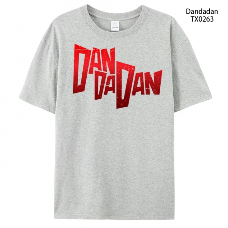 Dandadan Anime peripheral printed pure cotton T-shirt from S to 4XL