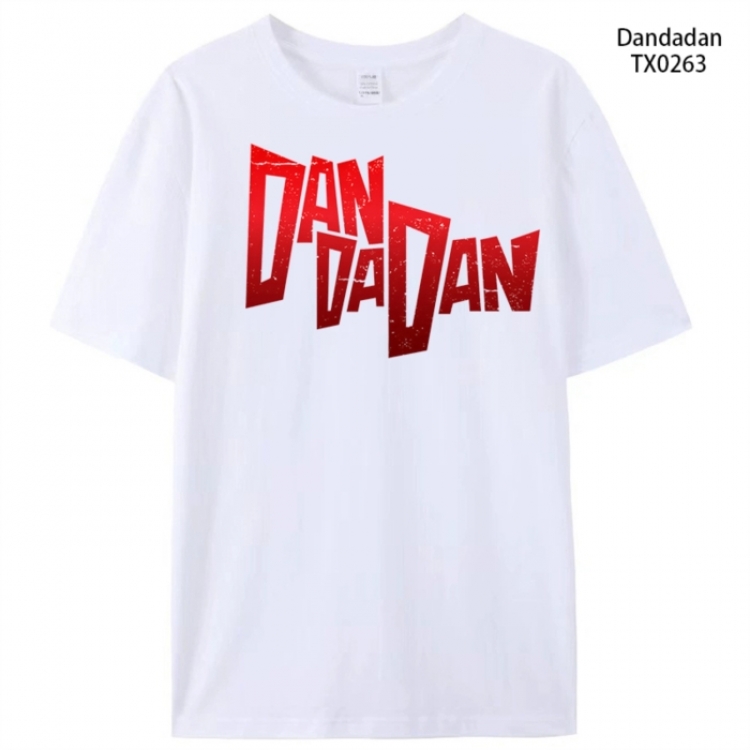 Dandadan Anime peripheral printed pure cotton T-shirt from S to 4XL