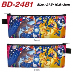 Pokemon Anime PU Leather Zippe...