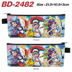 Pokemon Anime PU Leather Zippe...