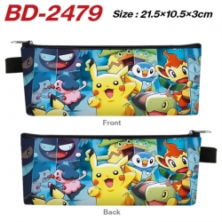 Pokemon Anime PU Leather Zippe...