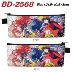 One Piece Anime PU Leather Zip...