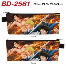 One Piece Anime PU Leather Zip...