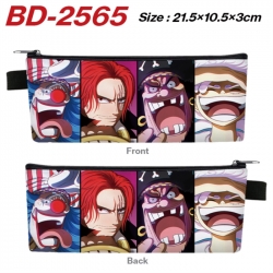 One Piece Anime PU Leather Zip...