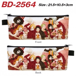 One Piece Anime PU Leather Zip...