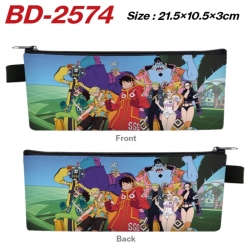 One Piece Anime PU Leather Zip...