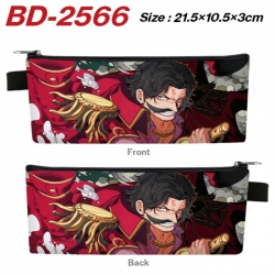 One Piece Anime PU Leather Zip...