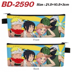 Naruto Anime PU Leather Zipper...