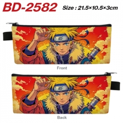 Naruto Anime PU Leather Zipper...