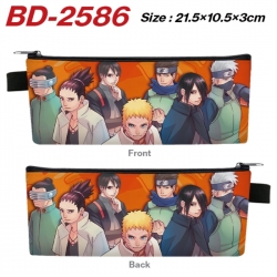Naruto Anime PU Leather Zipper...