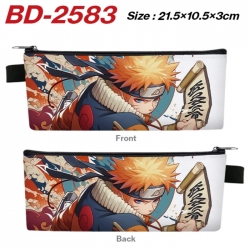 Naruto Anime PU Leather Zipper...