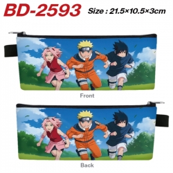 Naruto Anime PU Leather Zipper...