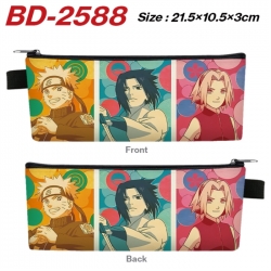 Naruto Anime PU Leather Zipper...