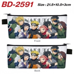 Naruto Anime PU Leather Zipper...