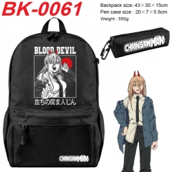 Chainsaw man Anime backpack pe...