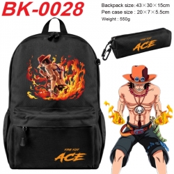 One Piece Anime backpack penci...